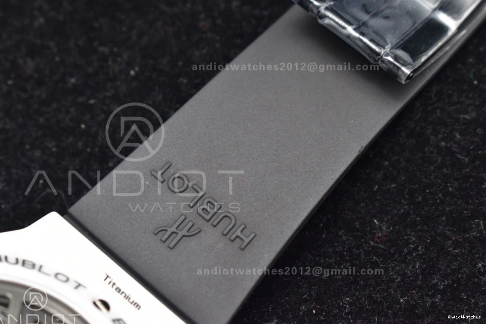 Bang Strap Unico 516 Ceramic White White A 1:1 Best Edition ZF Dial Packable Rubber on Skeleton Big 0320